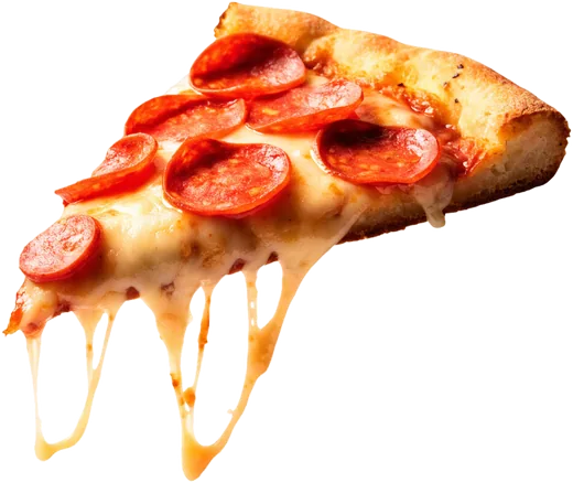A slice of pizza