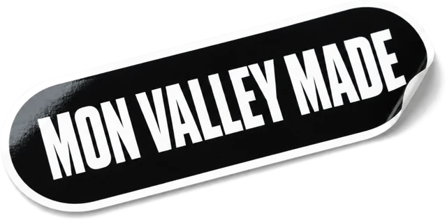 Mon Valley Made sticker