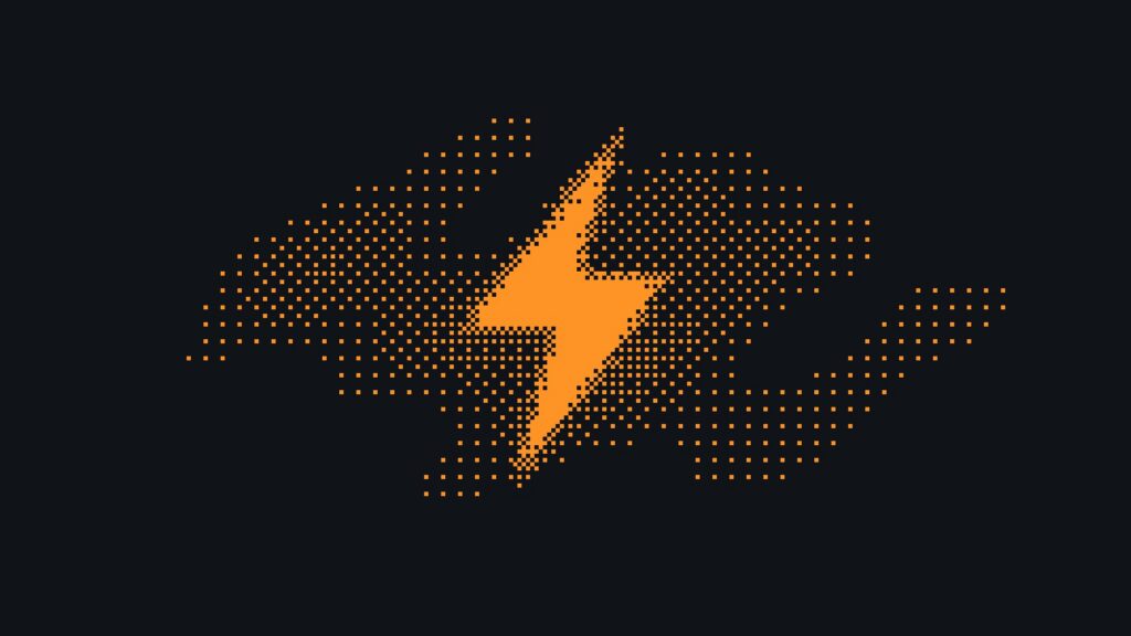 Lightning bolt in the Rizen dither field