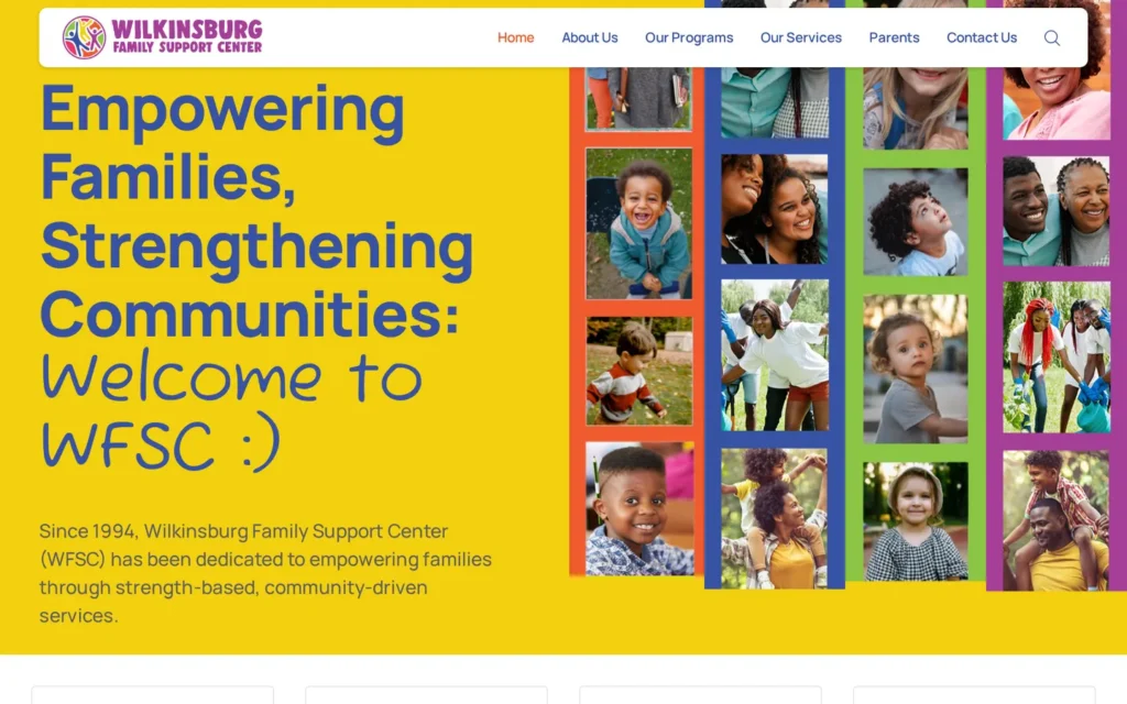 Wilkinsburg Family Support Center website